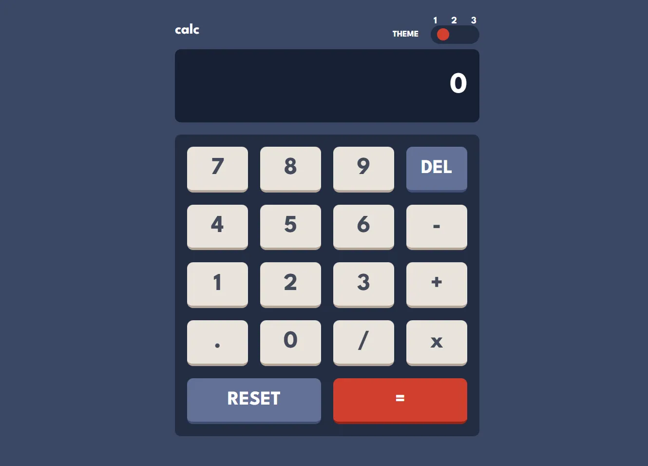 Themed Calculator